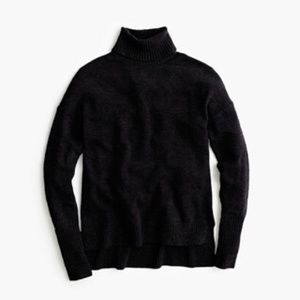 J. Crew Relaxed wool turtleneck sweater